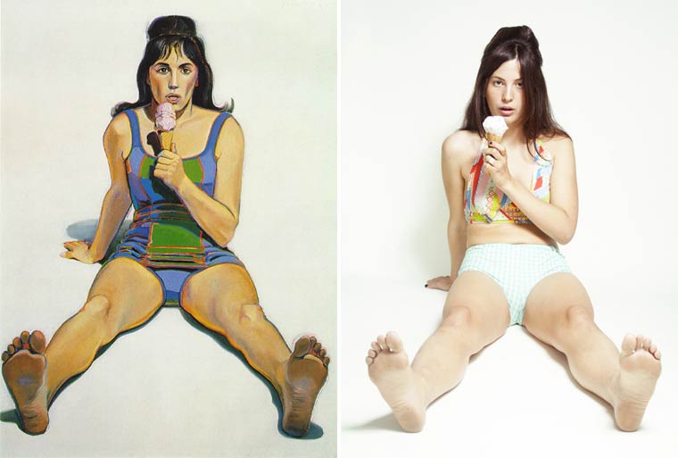 Remake Project, проект ремейк,  Джефф Хамада, Jeff Hamada, художники воссоздают шедевры живописи