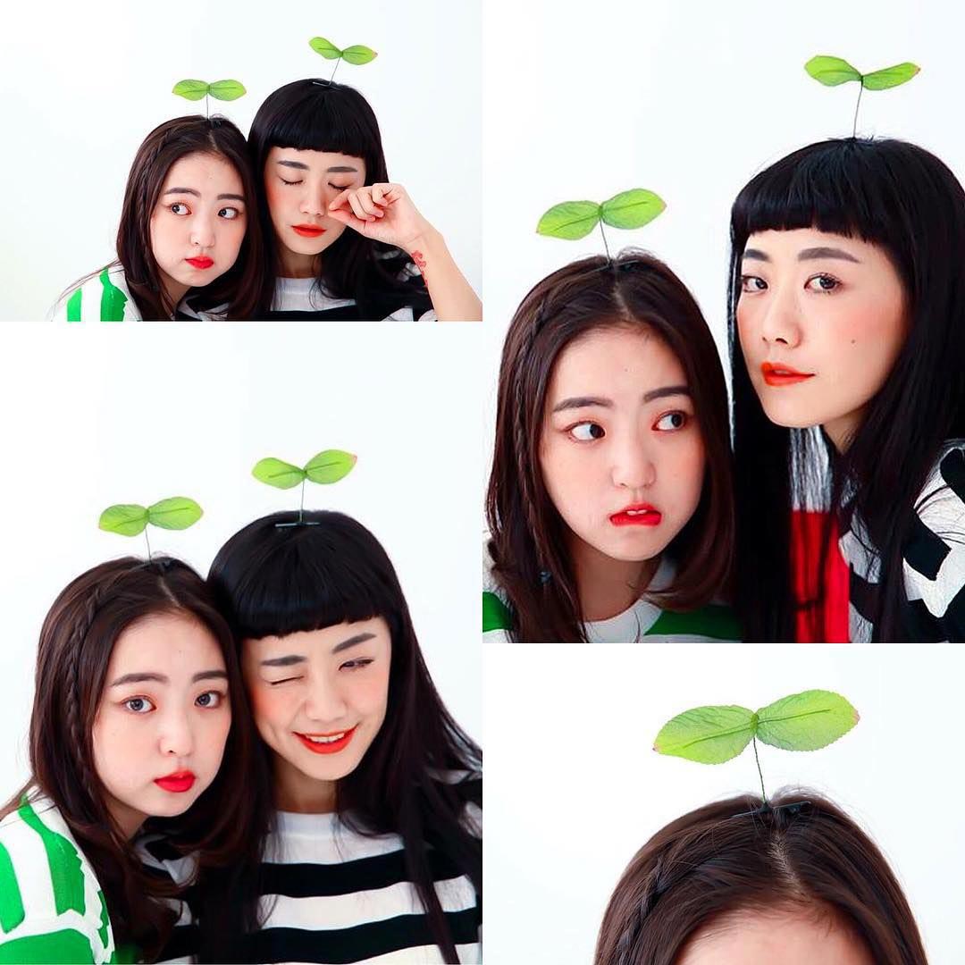 ростки на голове, китайцы ростки на голове, китайская мода, пластиковые растения на голове