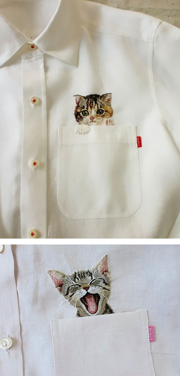 Рубашка с котами