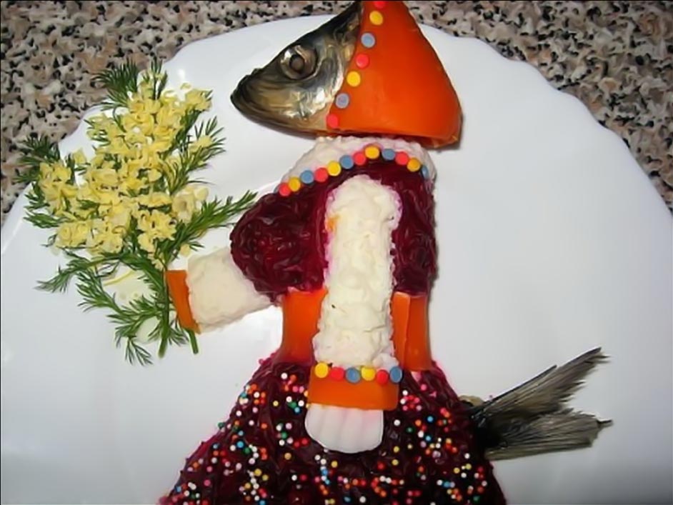 Российский фуд-арт, украшение блюд, горе-кулинары