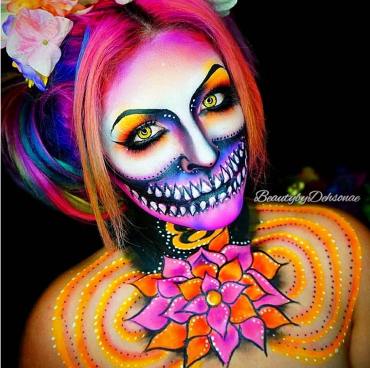 Аргенис Пинал,Argenis Pinal, боди-арт превращает себя в супергероев, парень боди-арт в супергероев, парень макияж супергерои