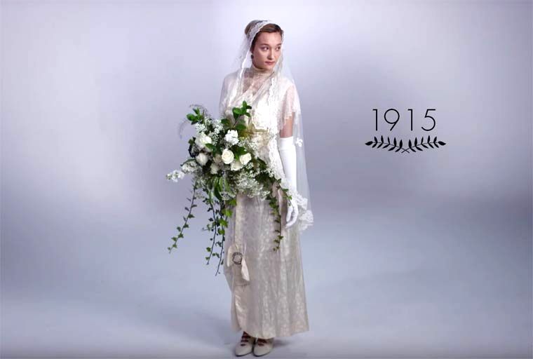 100 лет истории свадебных платьев, эволюция свадебных платьев, эволюция свадебных платьев за 100 лет
