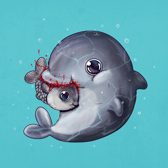 жертва против добычи, очаровательные иллюстрации жертвы и добычи, Алекс Солис, Alex Solis