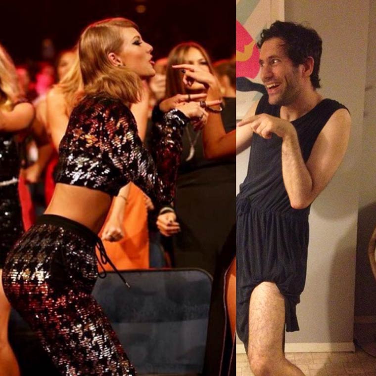 Парень мастерски вставляет себя в фотографии знаменитостей при помощи смешных коллажей Famous Friends, парень вставляет себя в фотографии знаменитостей, вставляет себя в фото знаменитостей Instagram