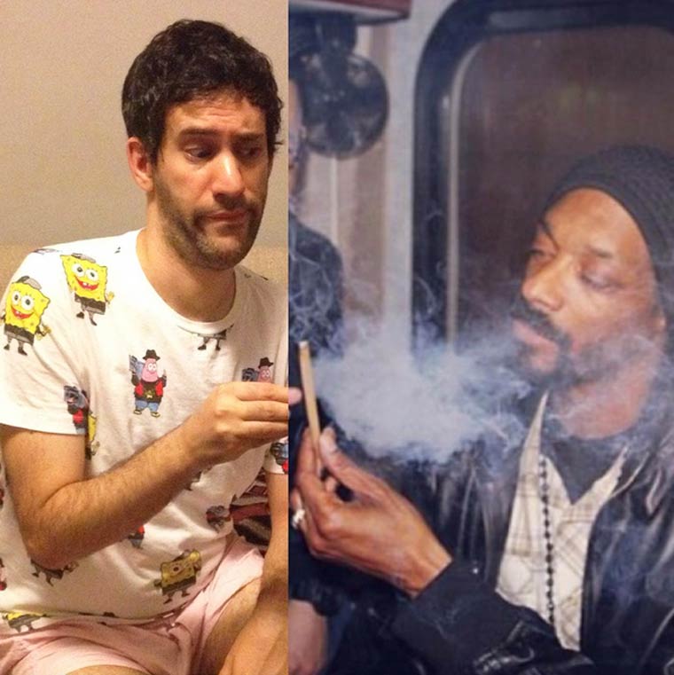 Парень мастерски вставляет себя в фотографии знаменитостей при помощи смешных коллажей Famous Friends, парень вставляет себя в фотографии знаменитостей, вставляет себя в фото знаменитостей Instagram