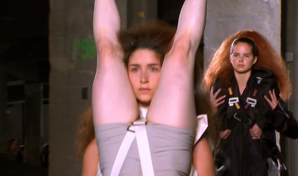 модели в 69 на неделе парижской моды, модели в 69 на неделе высокой моды в Париже, Рик Оуэнс, Rick Owens