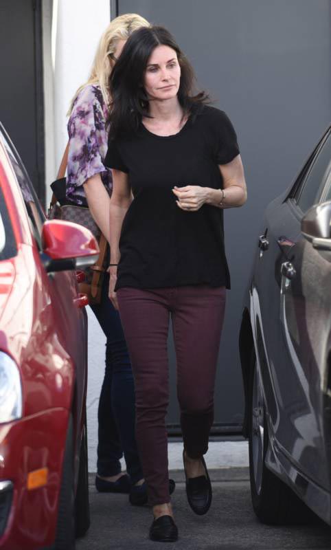 Кортни Кокс выглядит без макияжа, Кортни Кокс 50 лет