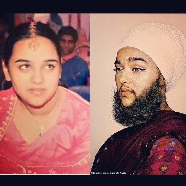 Бородатая невеста, невеста с бородой, Харнаам Каур, Harnaam Kaur, девушка с бородой, Louisa Coulthurst