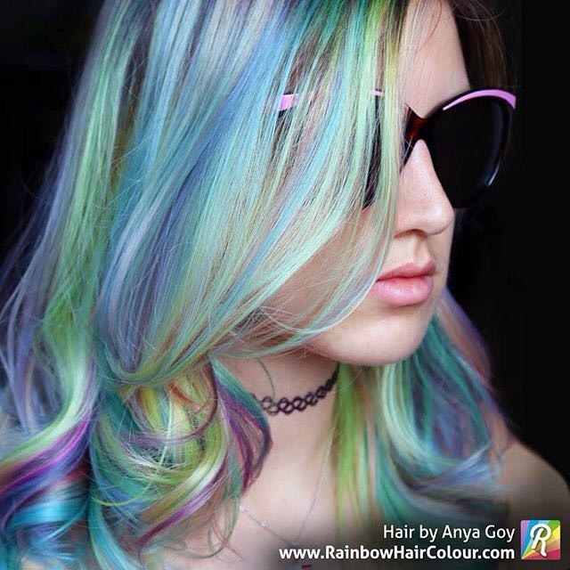 опаловые волосы, волосы цвета опал