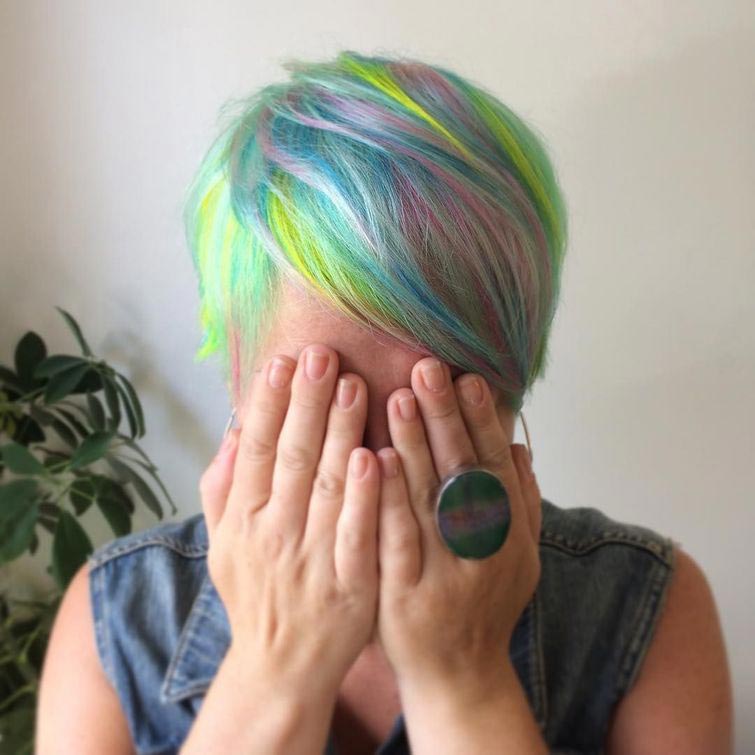 опаловые волосы, волосы цвета опал