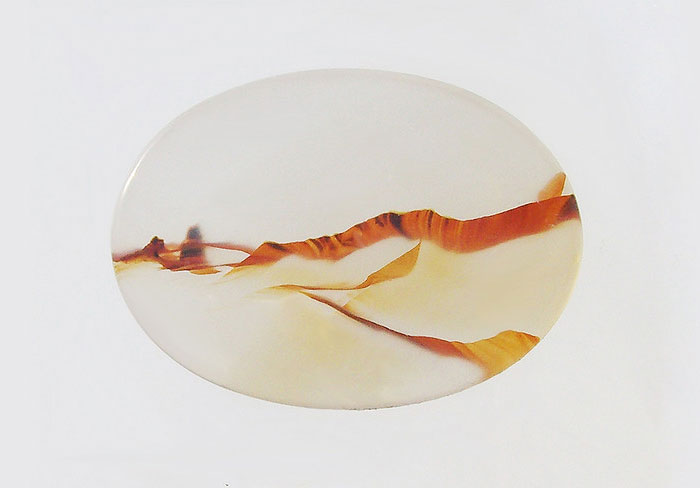 агаты с пейзажами внутри, кристаллы агата