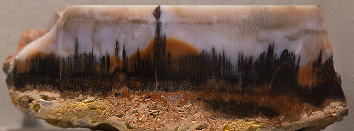 агаты с пейзажами внутри, кристаллы агата