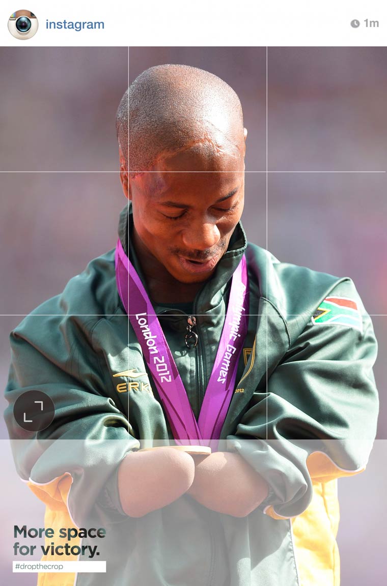 Drop the Crop, компания в Instagram Паралимпийским играм