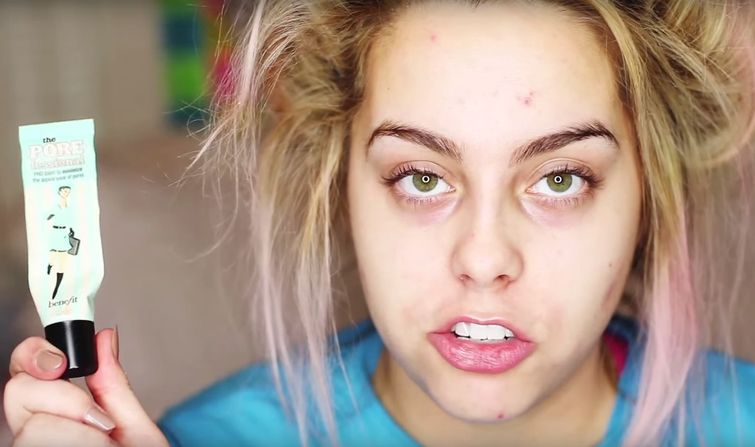 Николь Мэтьюз, Nicole Matthews, как скрыть прыщи, чудеса макияжа