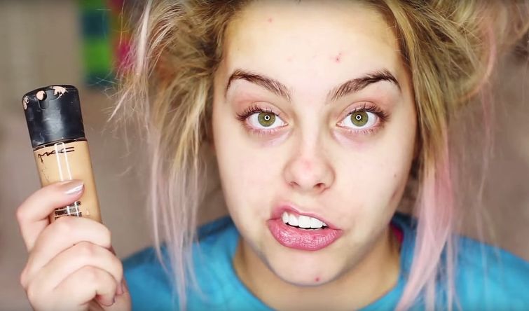 Николь Мэтьюз, Nicole Matthews, как скрыть прыщи, чудеса макияжа