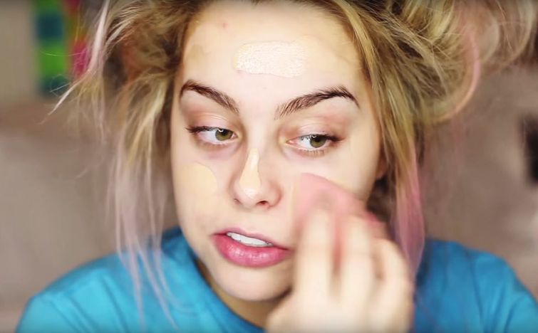 Николь Мэтьюз, Nicole Matthews, как скрыть прыщи, чудеса макияжа