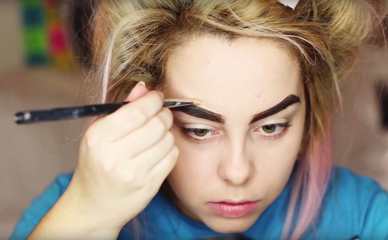 Николь Мэтьюз, Nicole Matthews, как скрыть прыщи, чудеса макияжа