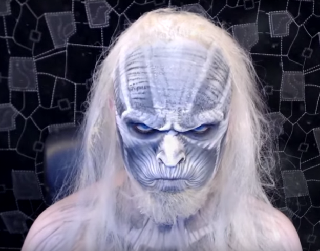 впечатляющие костюмы  Хэллоуина, жуткий грим для Хэллоуина