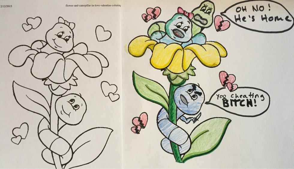 смешные раскраски, раскраски которые нельзя показывать детям