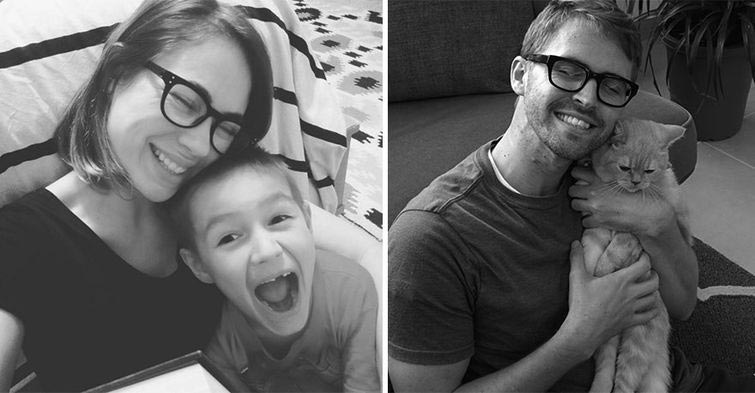 воссоздал фото сестры с кошкой, воссоздал фото сестры на день рождения