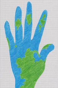 Творческий парень превратил свои уникальные родимые пятна в настоящую карту превратил родимое пятно в карту, обвел родимое пятно чернилам,обвел родимое пятно ручкой