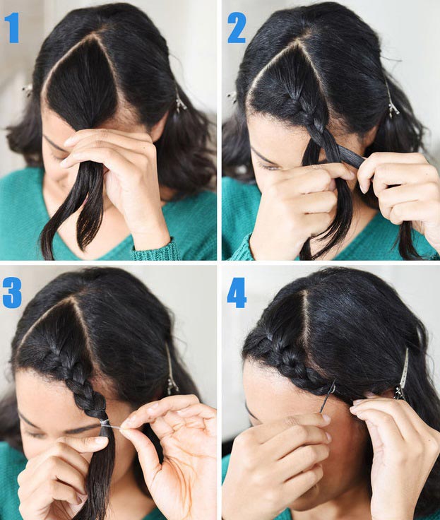 быстрая причёска, виды причёсок, причёски на длинные волосы, причёски для коротких волос 