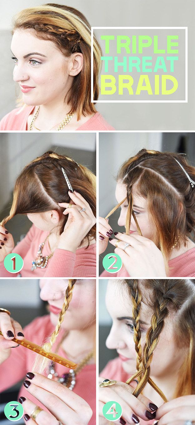 быстрая причёска, виды причёсок, причёски на длинные волосы, причёски для коротких волос 