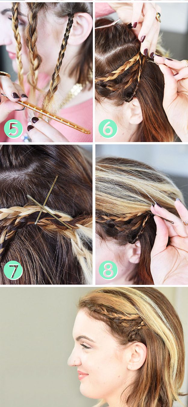 быстрая причёска, виды причёсок, причёски на длинные волосы, причёски для коротких волос 