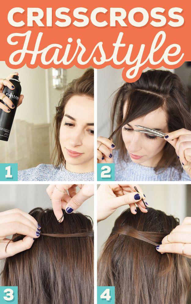 быстрая причёска, виды причёсок, причёски на длинные волосы, причёски для коротких волос 