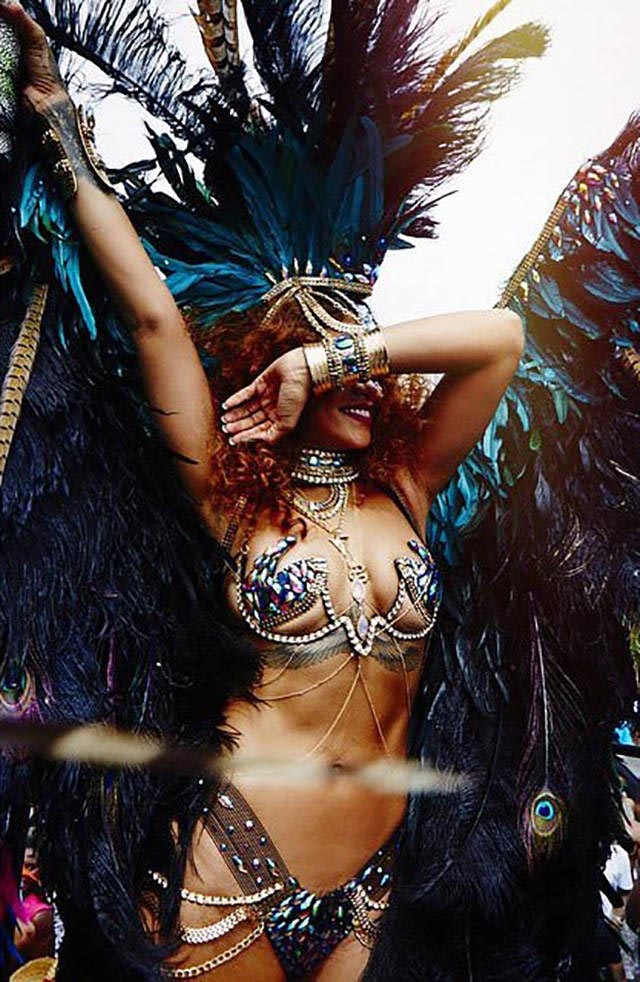 Рианна карнавал на Барбадосе, Барбадос карнавал Рианна, Рианна тверк, Рианна тверк карнавал