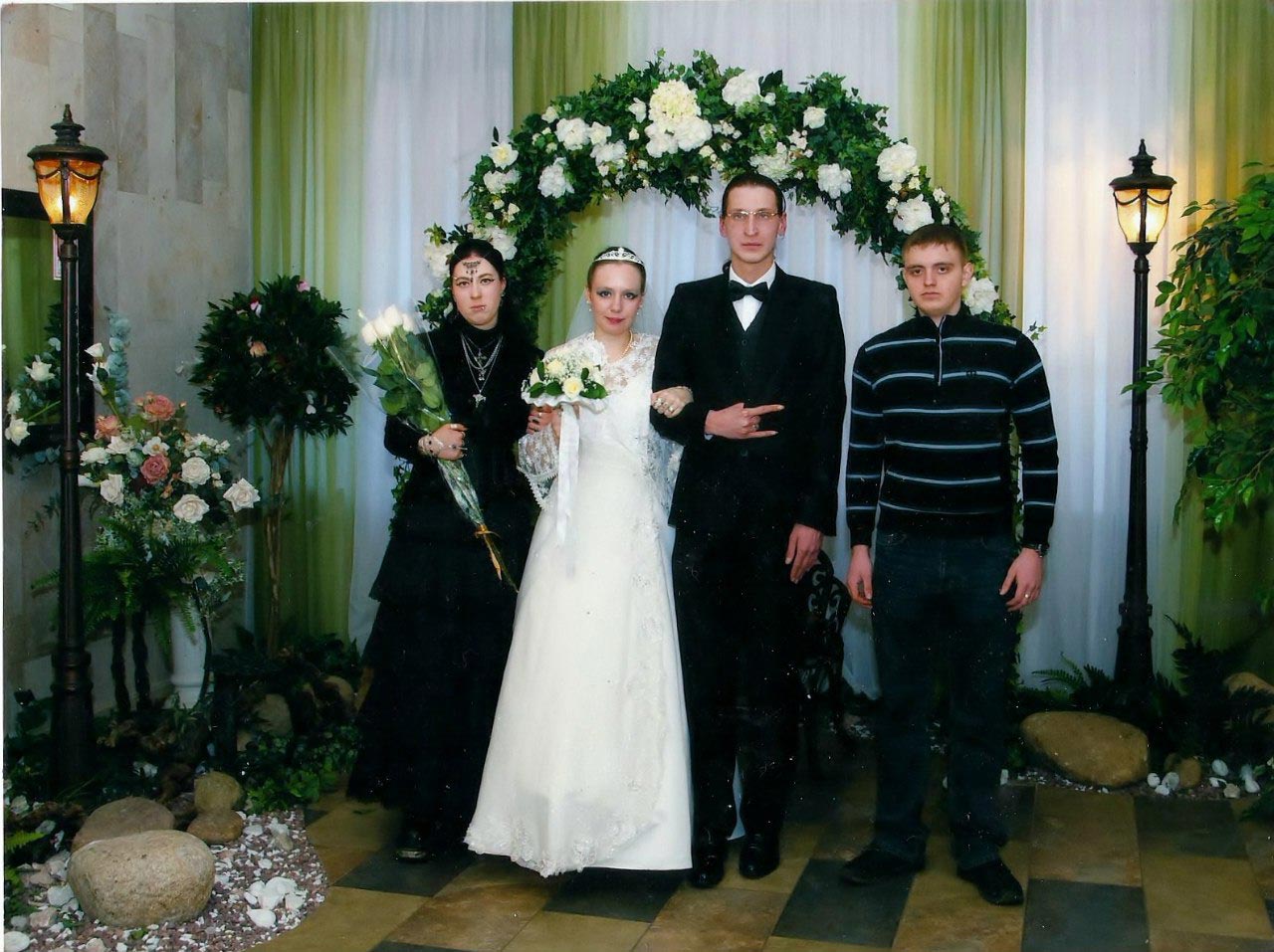 Ужасные фотографии со свадьбы