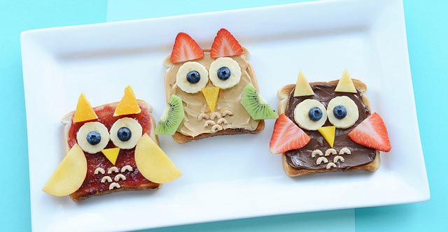 варианты детского завтрака, как оформить детский завтрак, красивый детский завтрак, творческий завтрак