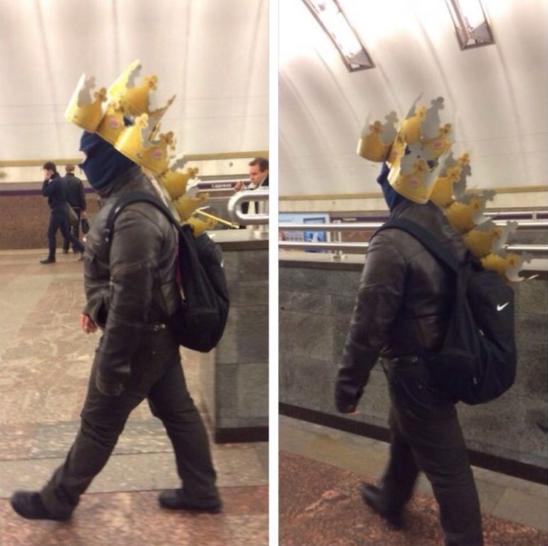 мода петербургского метро, мода метро, модники в транспорте, странные пассажиры метро 