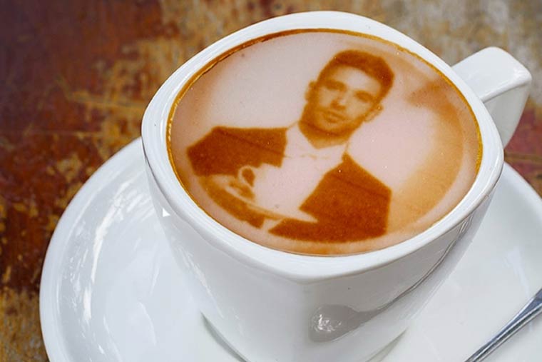 Ripples, принтер, принтер печатает на пене кофе, кофе принтер, принтер латте арт, принтер Ripples