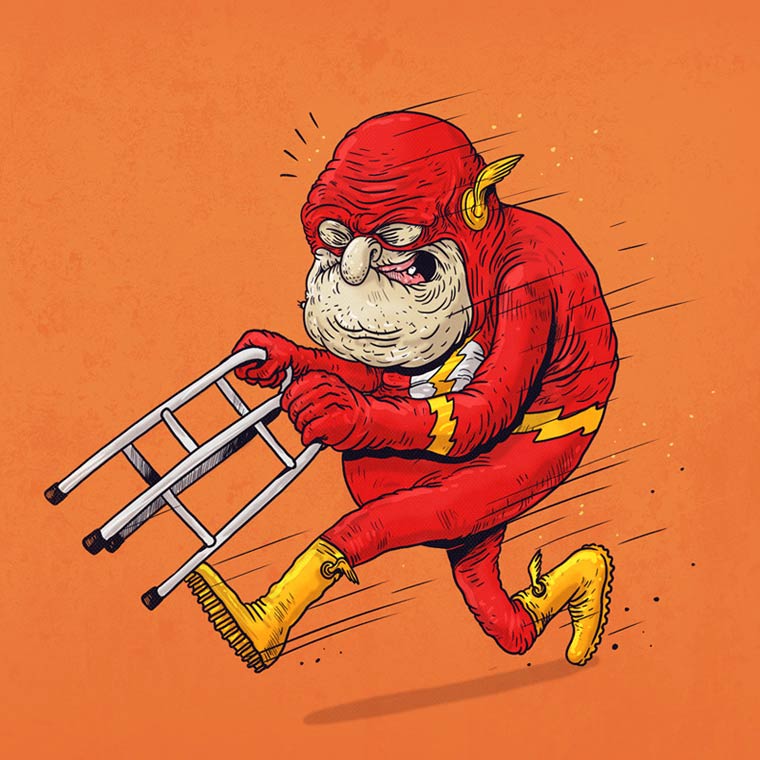 Famous oldies, Знаменитые старички, Алекс Солис, Alex Solis, если бы персонажи стали старыми