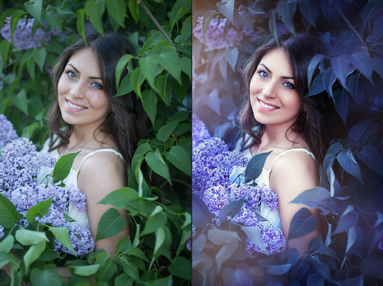 до и после фотошопа, красивый фотошоп