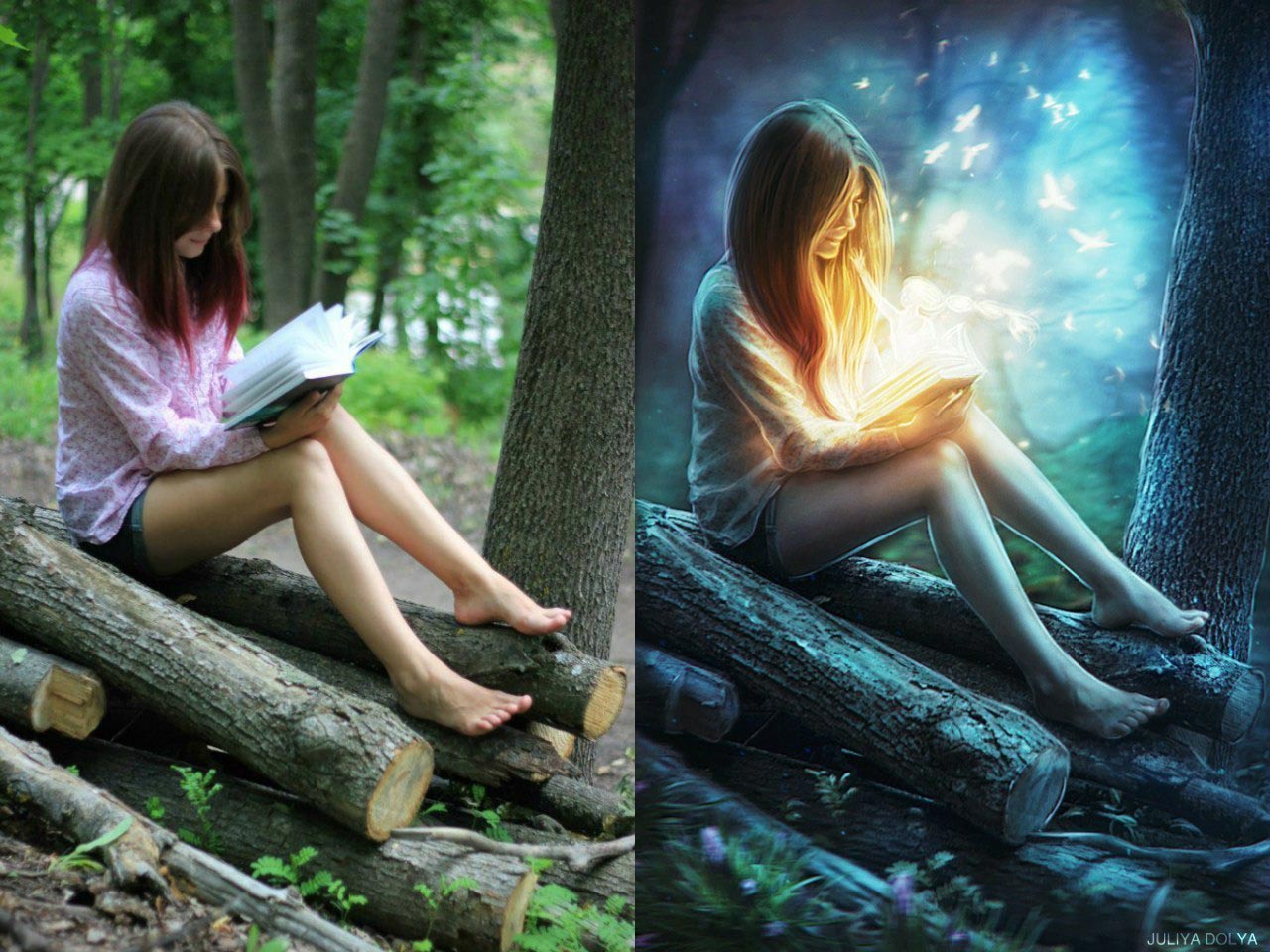 до и после фотошопа, красивый фотошоп