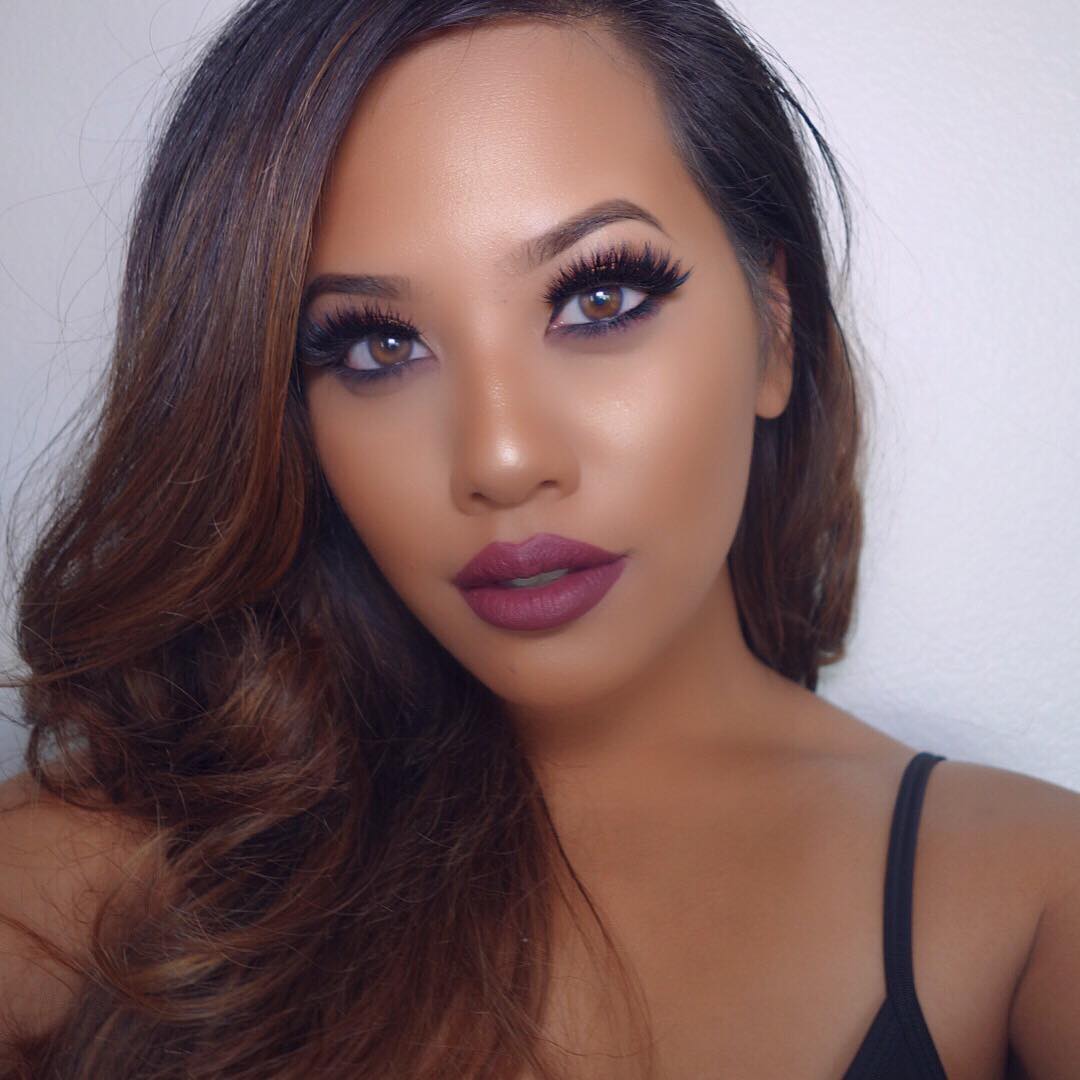 осенний макияж, макияж осени 2015, тёмная помада