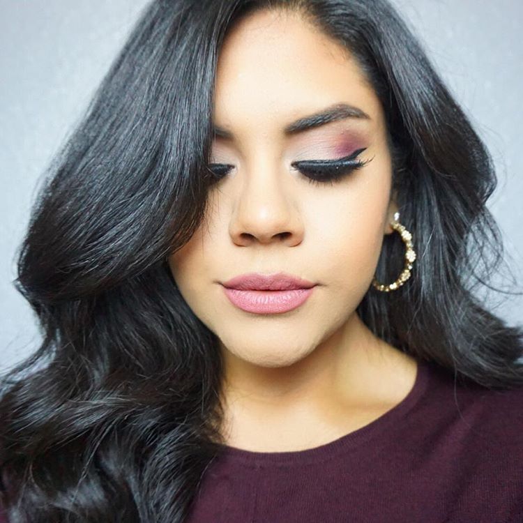 осенний макияж, макияж осени 2015, тёмная помада