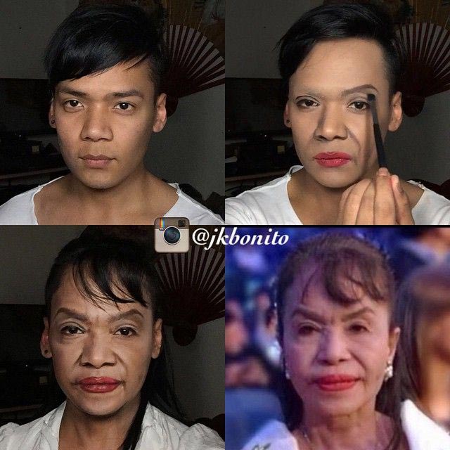 Визажист всемогущий, Ян Бонито, Jan Bonito, парень превращает себя в знаменитостей макияж, визажист превращает в знаменитостей макияж