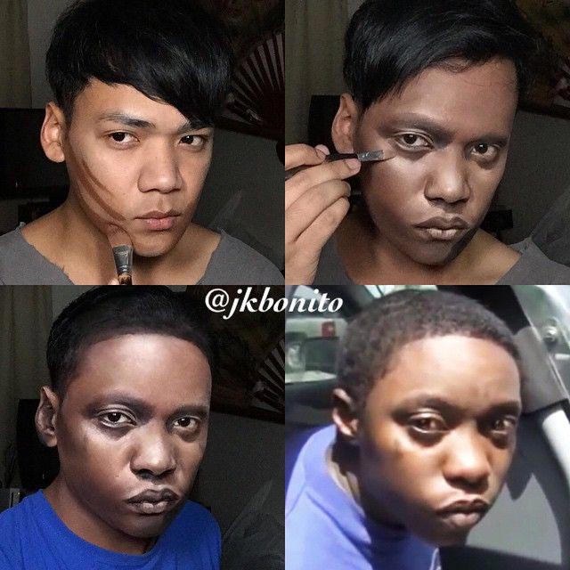 Визажист всемогущий, Ян Бонито, Jan Bonito, парень превращает себя в знаменитостей макияж, визажист превращает в знаменитостей макияж