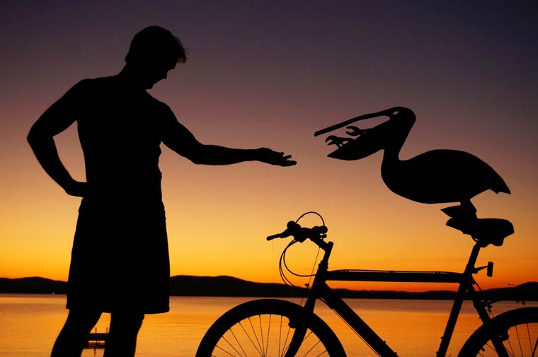 Картонные истории, Когда картон оживает,Джон Маршал,John Marshall, вырезает сценки из картона, силуэты закат картон