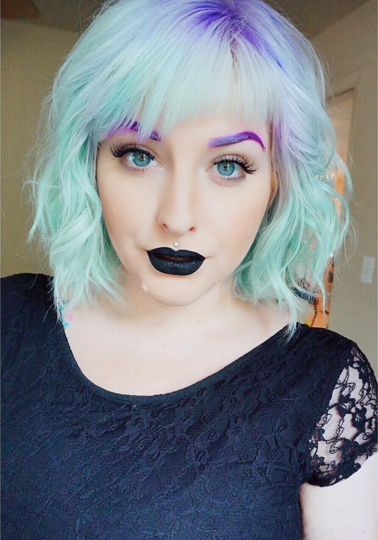 Цветные брови, радужные брови