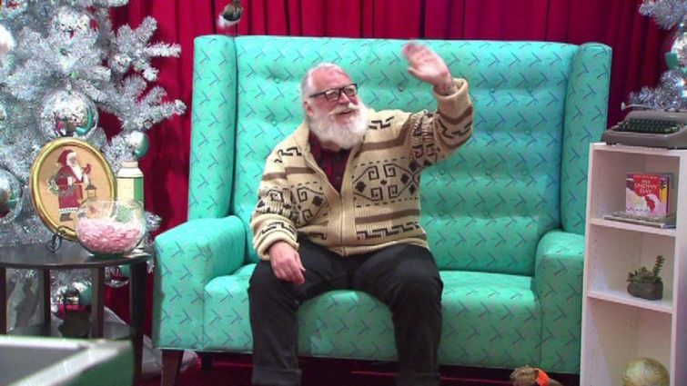 санта хипстер, хипстер Санта Клаус, хипстерский Санта Клаус