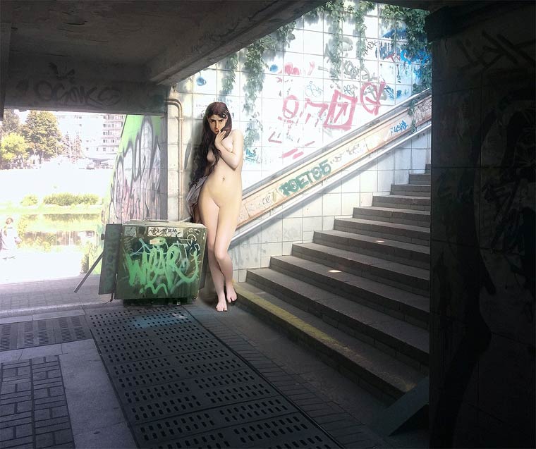 Ренессанс по-киевски: если бы герои классической живописи жили в современном Киеве Ренессанс по-киевски, Алексей Кондаков, герои классической живописи в Киеве, персонажи классической живописи в современном мире