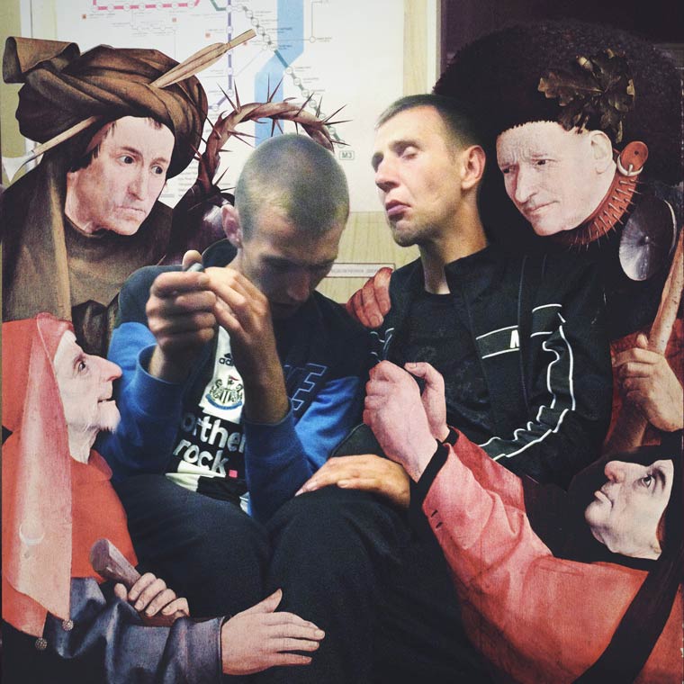 Ренессанс по-киевски: если бы герои классической живописи жили в современном Киеве Ренессанс по-киевски, Алексей Кондаков, герои классической живописи в Киеве, персонажи классической живописи в современном мире