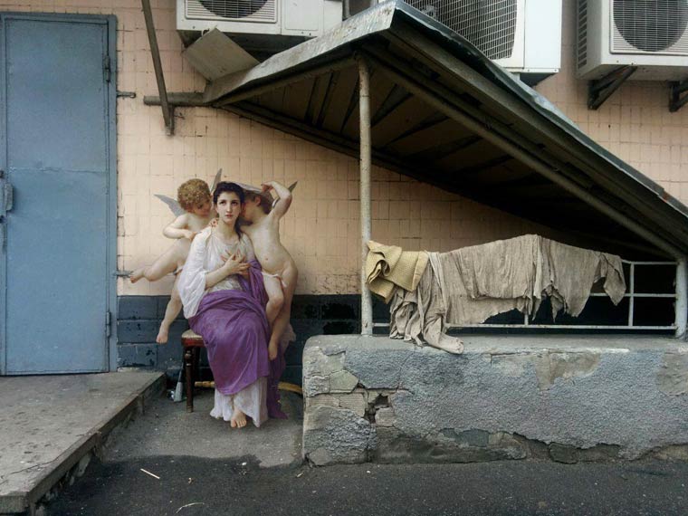 Ренессанс по-киевски: если бы герои классической живописи жили в современном Киеве Ренессанс по-киевски, Алексей Кондаков, герои классической живописи в Киеве, персонажи классической живописи в современном мире