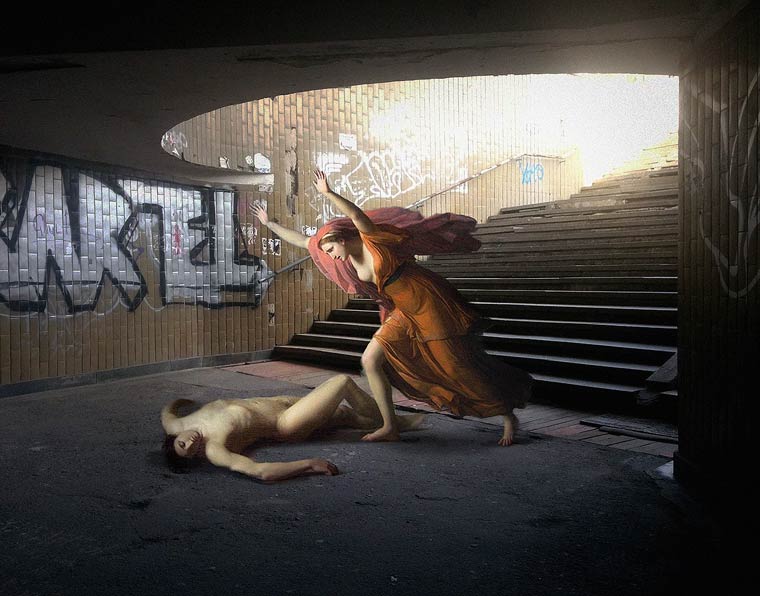 Ренессанс по-киевски: если бы герои классической живописи жили в современном Киеве Ренессанс по-киевски, Алексей Кондаков, герои классической живописи в Киеве, персонажи классической живописи в современном мире