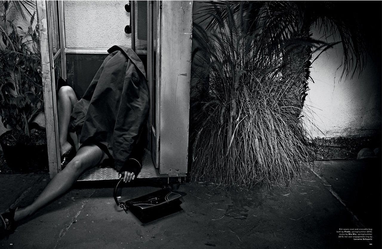 Ким Кардашьян оголилась для журнала Love, kim kardashian love magazine