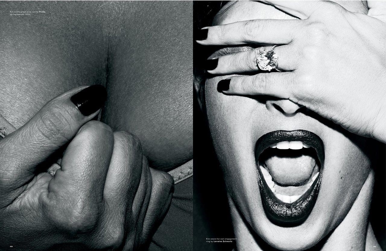 Ким Кардашьян оголилась для журнала Love, kim kardashian love magazine